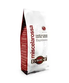 Кофе Eurocaf Miscela Rossa  Espresso зерно 1 кг