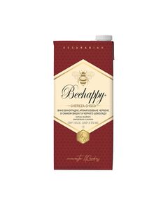 Beehappy. Вино лікерного типу червоне зі смаком вишні та чорного шоколаду CHEREZA CHOCO, 1л