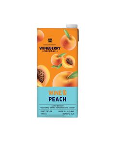 Wine&Peach Коктейль з вина та соком персика. WineBerry 1л