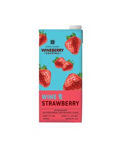 Wine&Strawberry Коктейль з вина та полуничним з соком. WineBerry 1л