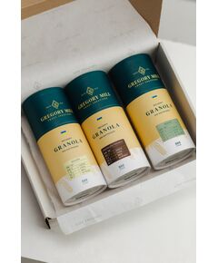 Набір граноли подарунковий Chocolate Coconut, Banana & Almond Gregory Mill