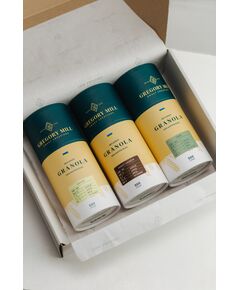 Набір граноли подарунковий Ginger, Sweet Cashew & Finik Gregory Mill
