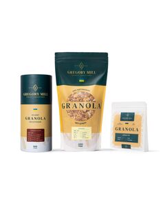 Набір граноли Multi Banana, Cherry Boom & Apple Pie, 1750 г Gregory Mill