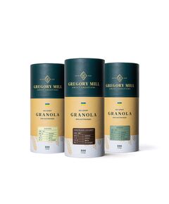 Набір граноли Tasty Boх Chocolate Coconut, Banana & Almond, 1500 г Gregory Mill