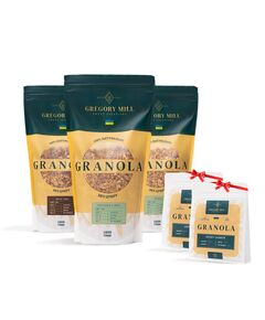 Набір граноли Nuts’ Big Box Nuts’ Trio, Almond, Pistachio & Mint, 3000 г Gregory Mill