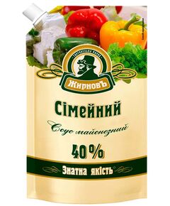 Майонезний соус Сімейний 40% Жирнов 550г