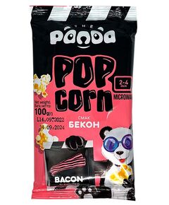 Попкорн Panda бекон для мікрохвильової печі 100г (4820196731580)