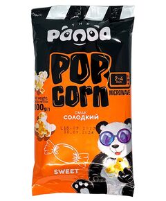 Попкорн Panda солодкий для мікрохвильової печі 100г (4820196730224)