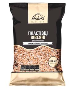 Пластівці вівсяні дрібнозернові Holm's light food 400г (4820076460838)