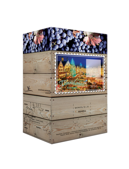 Глінтвейн класичний. Напій виноградний винний червоний PICNIC ГЛІНТВЕЙН Bag In Box 10л, зображення 2