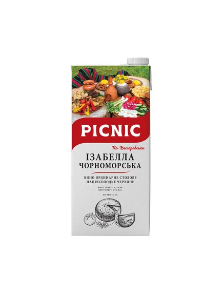 Ізабелла Picnic 1L