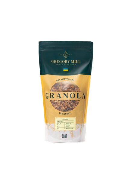 Гранола Імбирне печиво Gregory Mill Ginger Cookie, 1000 г