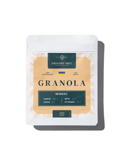 Гранола Мигдаль Gregory Mill Almond, 250 г
