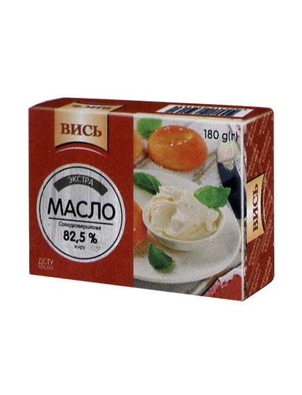 Масло Екстра Вись 82,5% 180г (4820029141012)