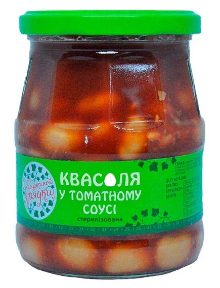 Квасоля в томатному соусі З Бабусіної грядки 510г