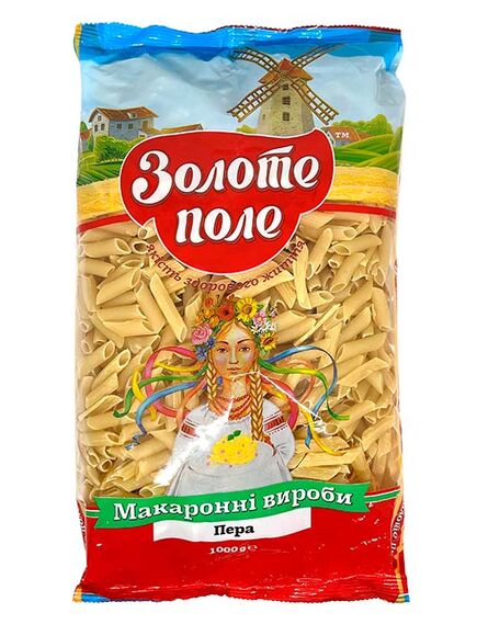 Макарони Перо Золоте поле 1кг (4820186540222)