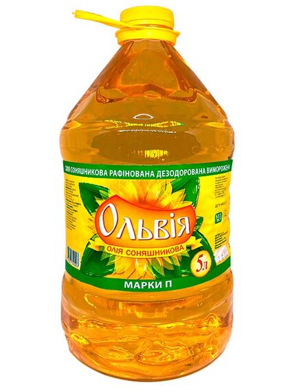 Олія Ольвія соняшникова 5л (4820221340206)