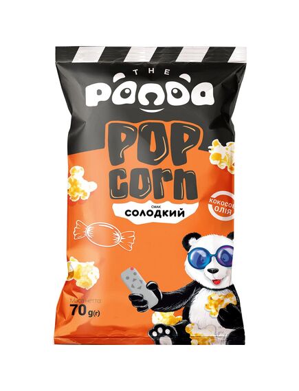 Попкорн Panda солодкий 70г пакет